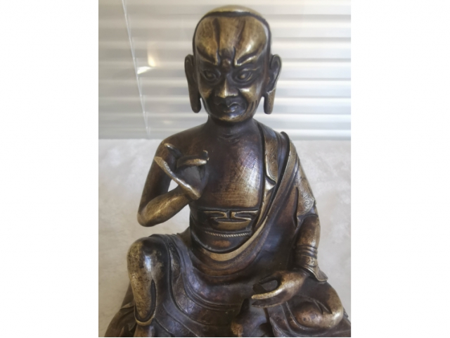 清中期羅漢銅像