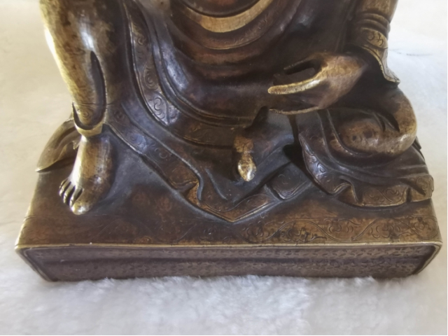 清中期羅漢銅像