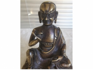 清中期羅漢銅像