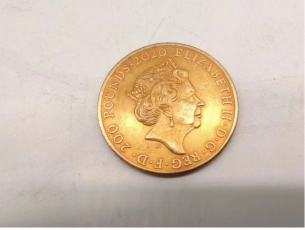 英國(guó)200面值金幣