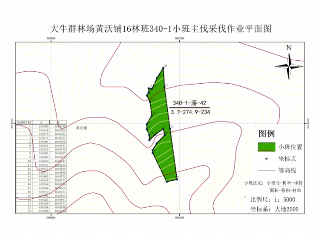 喀喇沁旗大牛群林場165畝落葉松主伐林地木材處置權(quán)